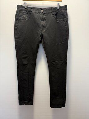 Lanzzino Men's Black Pants Sz W38 L34